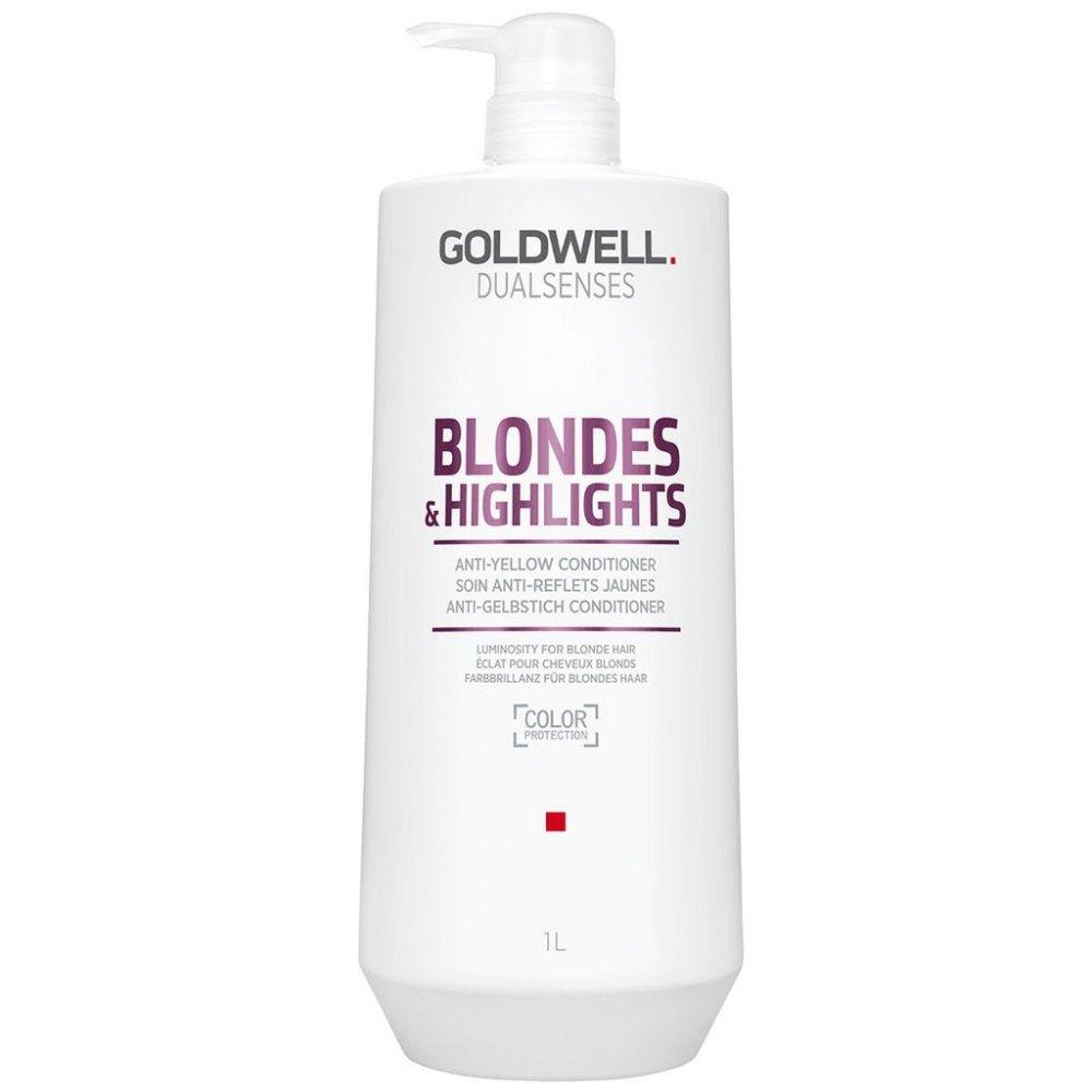 Goldwell DualSenses Blonde & Highlights Anti-Yellow Conditioner | The