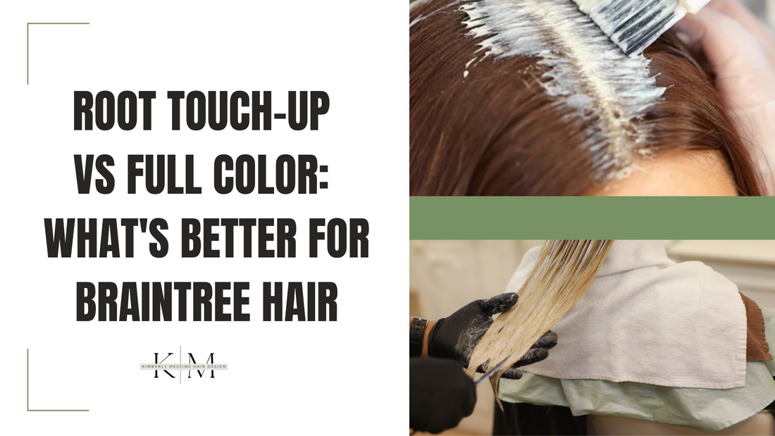 root touch-up vs full hair color