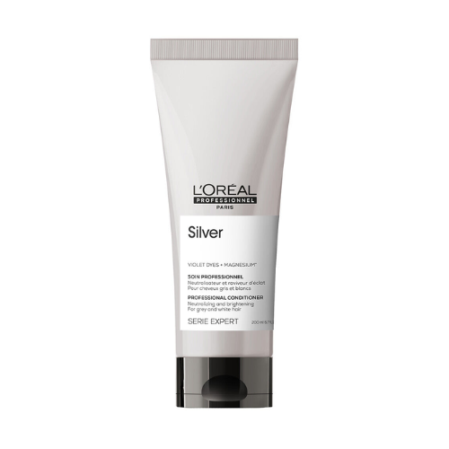 L'orealSilver Purple Conditioner for Brassy Hair 6.7oz - L’oreal | Available at Kimberly Messing Hair Design, Braintree, MA