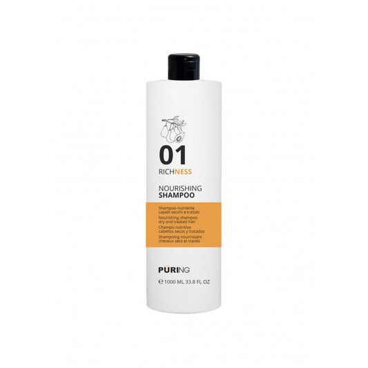 Puring Nourishing Shampoo 33.8oz - Puring | Available at Kimberly Messing Hair Design, Braintree, MA